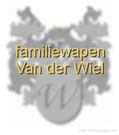 familiewapen Van der Wiel