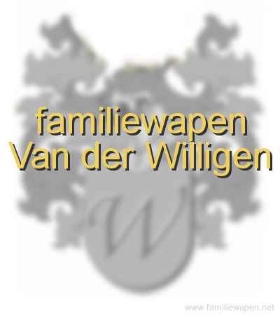 familiewapen Van der Willigen