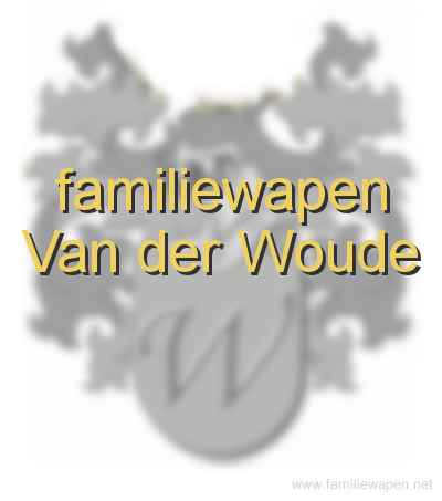 familiewapen Van der Woude