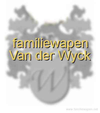 familiewapen Van der Wyck