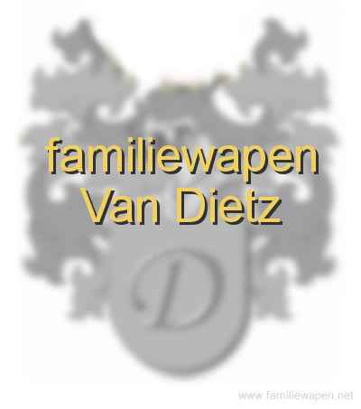 familiewapen Van Dietz