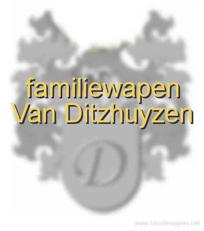 familiewapen Van Ditzhuyzen