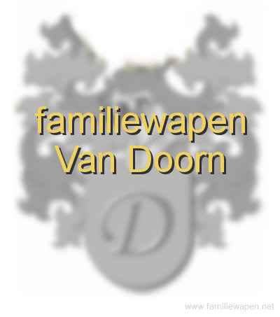 familiewapen Van Doorn