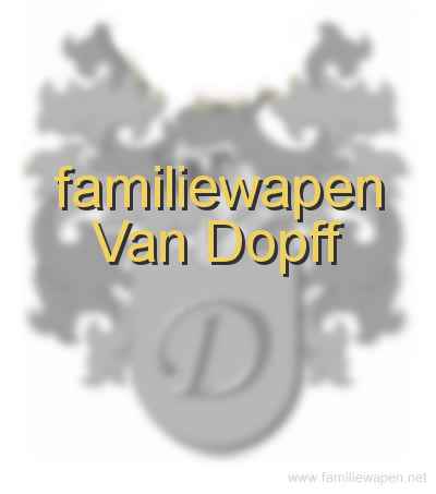 familiewapen Van Dopff