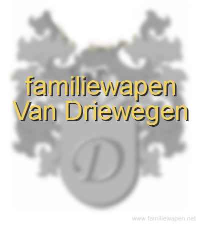 familiewapen Van Driewegen