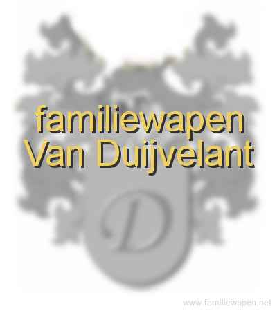 familiewapen Van Duijvelant