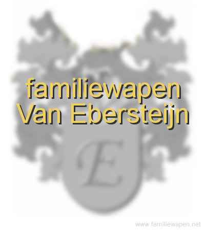 familiewapen Van Ebersteijn