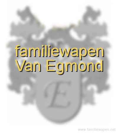 familiewapen Van Egmond