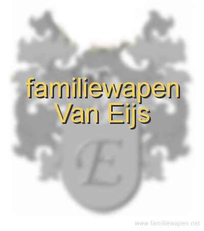 familiewapen Van Eijs