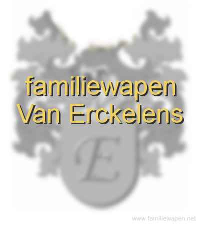 familiewapen Van Erckelens