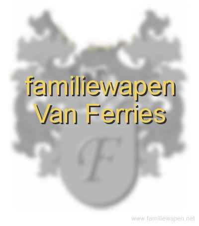 familiewapen Van Ferries