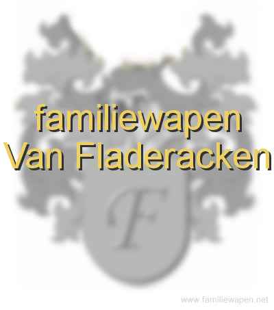 familiewapen Van Fladeracken