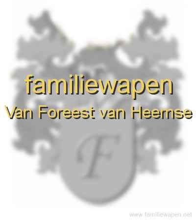 familiewapen Van Foreest van Heemse