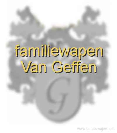 familiewapen Van Geffen