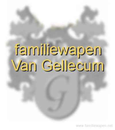 familiewapen Van Gellecum