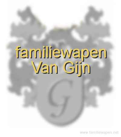 familiewapen Van Gijn