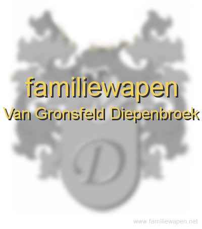 familiewapen Van Gronsfeld Diepenbroek