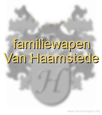 familiewapen Van Haamstede