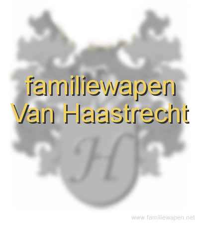 familiewapen Van Haastrecht