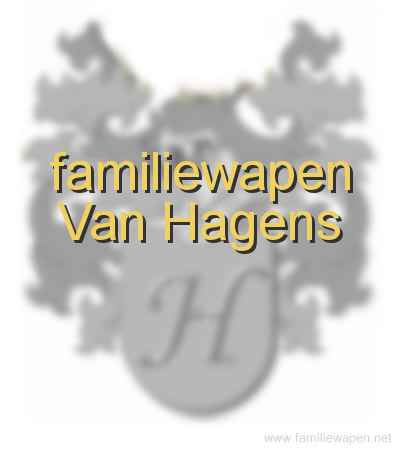 familiewapen Van Hagens