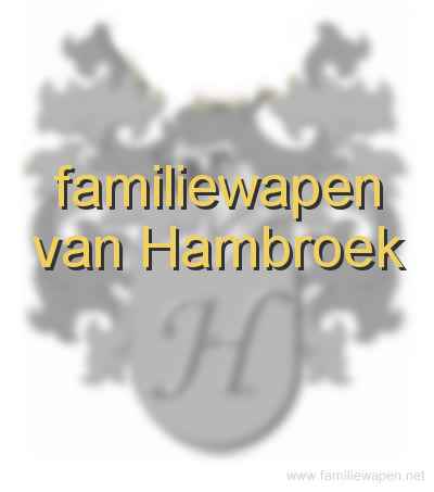 familiewapen van Hambroek