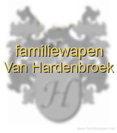 familiewapen Van Hardenbroek