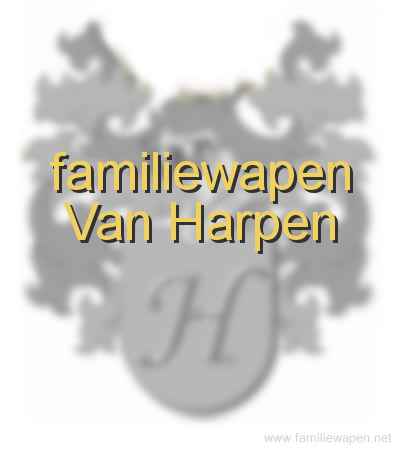 familiewapen Van Harpen