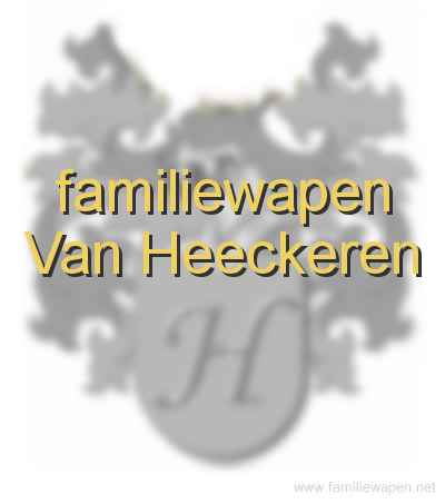 familiewapen Van Heeckeren