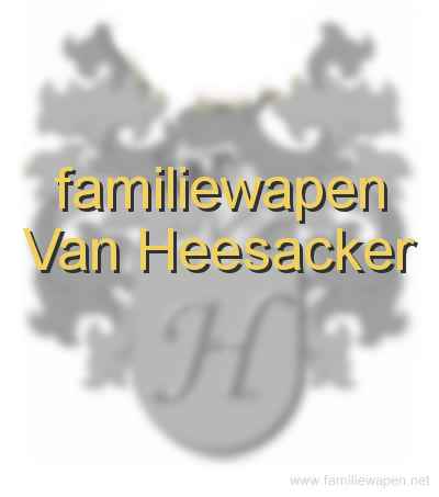 familiewapen Van Heesacker