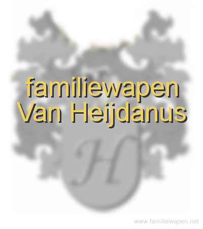 familiewapen Van Heijdanus