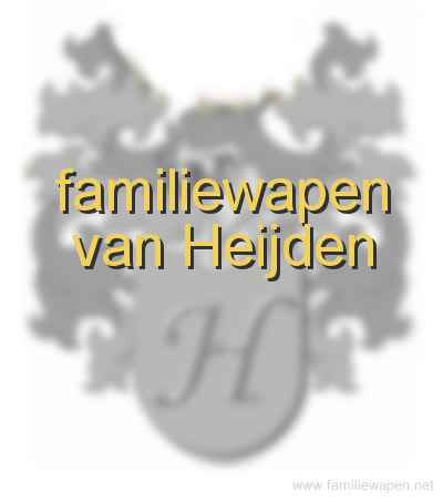 familiewapen van Heijden