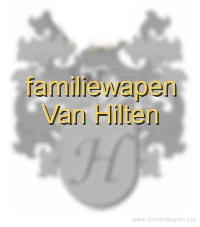 familiewapen Van Hilten