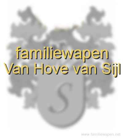 familiewapen Van Hove van Sijl