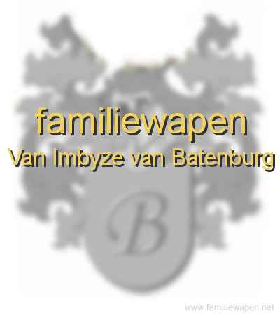 familiewapen Van Imbyze van Batenburg