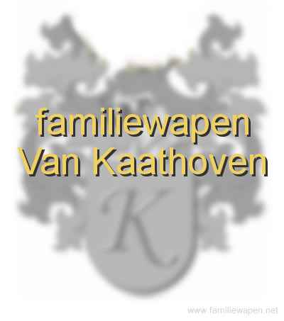 familiewapen Van Kaathoven