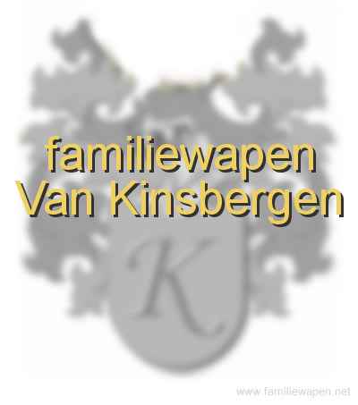 familiewapen Van Kinsbergen