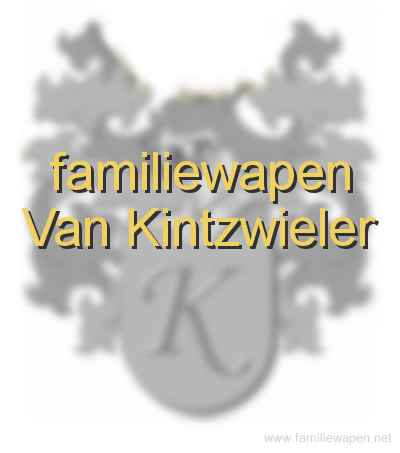 familiewapen Van Kintzwieler