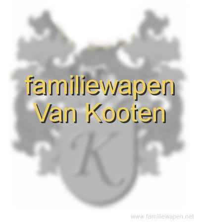 familiewapen Van Kooten