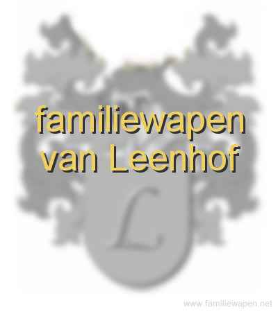 familiewapen van Leenhof