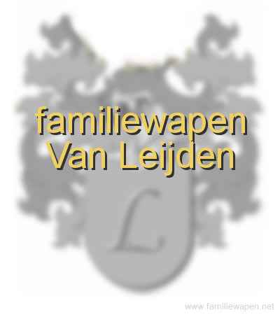 familiewapen Van Leijden