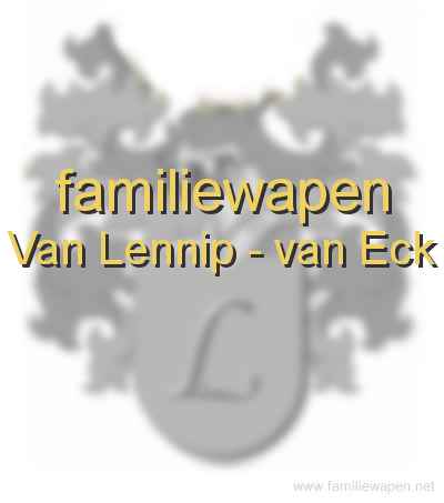 familiewapen Van Lennip - van Eck