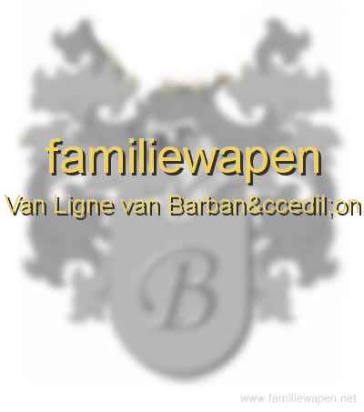 familiewapen Van Ligne van Barbançon