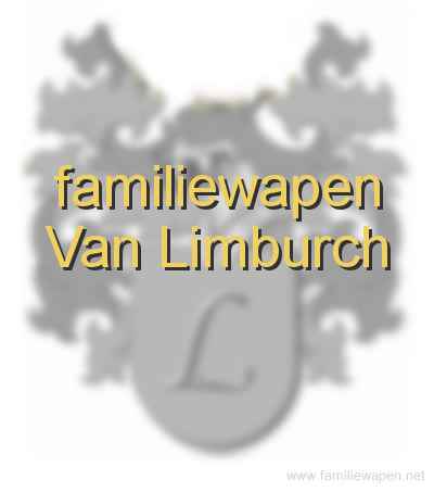 familiewapen Van Limburch