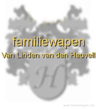 familiewapen Van Linden van den Heuvell