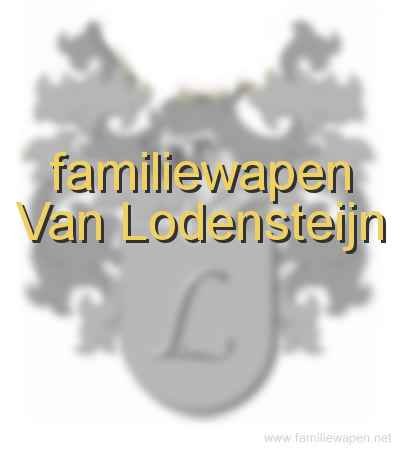 familiewapen Van Lodensteijn