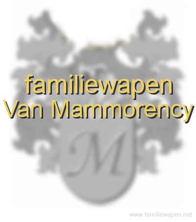 familiewapen Van Mammorency