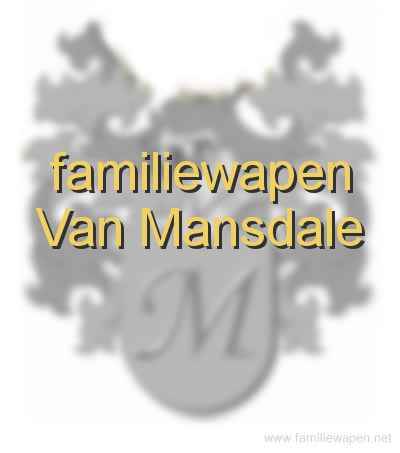 familiewapen Van Mansdale