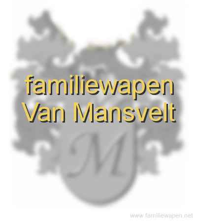 familiewapen Van Mansvelt