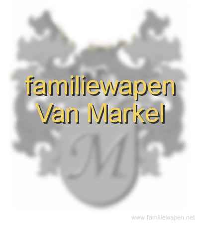 familiewapen Van Markel