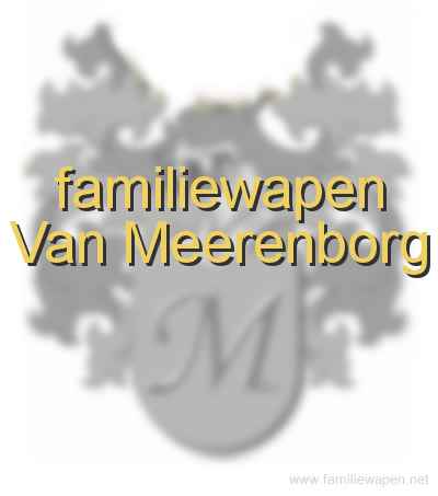 familiewapen Van Meerenborg